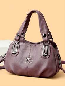 Bolsos de lujo para mujer 2025, bolso cruzado de gran capacidad, bolso de hombro de marca de moda, suave bolso de mensajero de cuero para damas