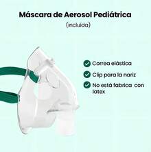 Nebulizador de Compresor para Bebés, Ni?os y Adultos con masscarillas - Camel - Ver 3