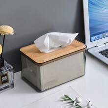 3PCS Stylish Tissue Box With Lid, Minimalist Design, For Home Office, Study Desk, Living Room Side Table, Storing Facial Tissues, Keeping Space Tidy And Decorative