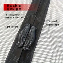 1件装防蚊门帘，磁性吸附免钻孔网状门帘，家用磁性防蚊门帘