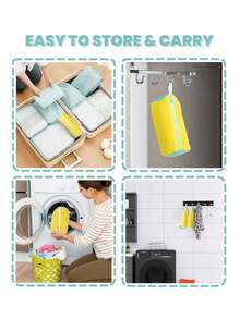 1pc Washing Machine Bag For All Shoes - Deformation-Resistant, Machine Washable, Air-Drying, Protective Laundry Bag With Rich Fleece Interior, Perfect For Sneakers And Casual Shoes, Efficient Shoe Bag, Dedicated Lazy Tool For Washing Machines, Home Machine Washable Laundry Bag, Shoe Protector, Shoe Storage Laundry Bag - Multicolor - View 7