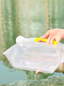 1/3/5pcs Portable Foldable Water Bag, Camping Water Bag, Beer Bag, Beverage Bag, Large Capacity Water Container, Drink Packaging Bag, Suitable For Outdoor Camping, Picnic And BBQ Activities! Applicable For Outdoor Camping, Travel, Hiking, Trekking, Picnic, BBQ And Emergency Preparation - Multicolor - View 10