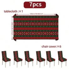 1 ou 4 ensembles de table et chaises avec motifs de Noël ou de flocons de neige, ensemble de table et chaises saisonniers de 45 x 60 cm, décoration de table de fête, décoration de la maison, décoration de Noël, fournitures de fête