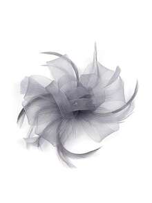 Fascinator Pillbox Hats For Women Feather Flower Church Derby Headband Clip Wedding Tea Party Hat, Mini Cap, Hair Accessories