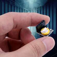 Módulo de memoria de reloj RTC de alta precisión de 4 piezas para Pi, Negro - Negro - Ver 4