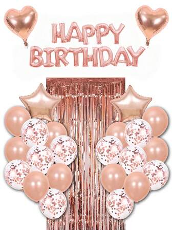 40-pack ballongset för födelsedagsfest, Alla hjärtans dag-fest, tillbaka till skolan