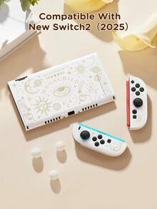 Ayotu 1 buah Casing Pelindung Konsol Switch2/Switch NS/Switch OLED Motif Langit, Casing TPU Lembut Generasi Baru, Pelindung Gamepad Universal, Pelindung Kontroler Switch, Aksesori Gaming Switch, Anti Jatuh, Anti Selip, Anti Gores, Modis, Cocok untuk Hadiah Romantis Musim Gugur, Kembali ke Sekolah, Hari Valentine, Natal, Halloween - MultiWarna - View 10