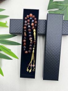 Premium Gift Box Packaging With 33pcs 10mm Red Ceramic Bead Muslim Prayer Beads Set - Multicolor - View 10