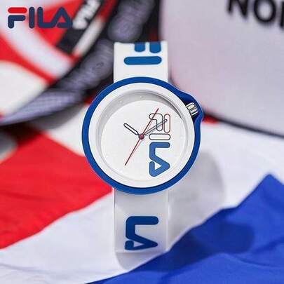  FILA 男女款石英表 – 防水、运动、时尚 | 一体式硅胶设计，适合工作、学校、礼品等