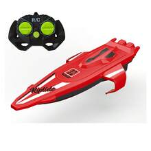 قارب بريموت كنترول 2.4 جيجا هرتز، أحمر/أزرق/أصفر، تصميم مقاوم للماء، تحكم عن بعد، للتنقل على سطح الماء، بطارية طويلة الأمد، مصنوع من مادة ABS، لعبة مائية خارجية للأطفال، هدية عيد ميلاد للأولاد والبنات - متعدد الألوان - مشاهدة 6
