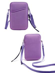 Crossbody Phone Organizer Pouch Lightweight Wallet Purse For Phone Coins Keys Cards Suitable For Elderly With Lanyard For Women Wallet Purse Wallet Wristlet Wallet - Multicolor - View 13