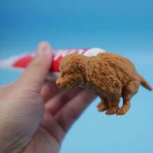 有趣的狗屎牙膏分配器，有趣的牙膏分配器，狗屁股牙膏礼品盖，如何在狗背上涂抹乳液，适用于万圣节、圣诞节、圣帕特里克节、感恩节、复活节、情人节、独立日 - 棕色 - 查看 3