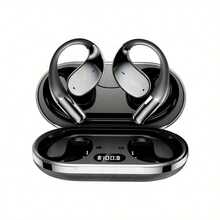 2025 AI 翻译耳塞 - 骨传导无线耳机，支持 144 种语言实时翻译，多麦克风降噪，300 小时播放时间，触控，深沉低音和高清语音，适合跑步、商务、音乐、通话、无线耳机降噪、免提通话、现代耳机、轻巧设计、多麦克风系统、常旅客 - 多色 - 查看 10