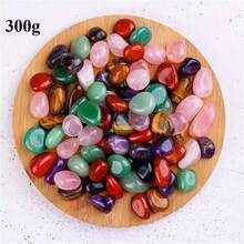 1 包 100/500 克鲜艳不对称彩色玛瑙滚石 - 鱼缸、花盆和花园家具的装饰珠宝配件 - 天然水晶石，适用于 DIY 工艺品和家居装饰