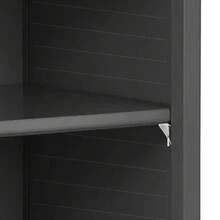 36 Pcs Cabinet Shelf Clips, Heavy Duty Metal Shelf Holders For Cabinets Shelves Clips Kitchen Cabinet Shelf Clips Shelf Support Clips Shelving Brackets Clips Pegs Compatible With Sandusky Lockers