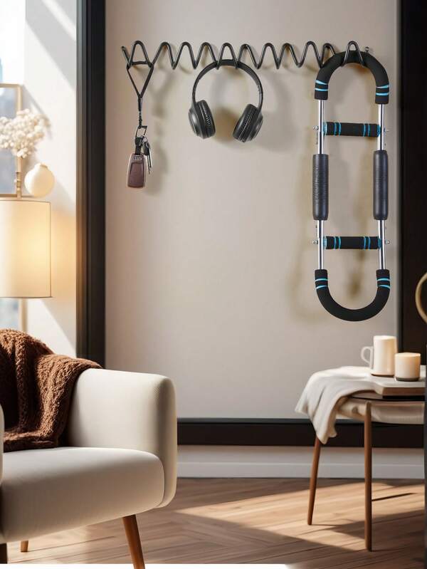 1 peça de gancho ondulado para casacos e cachecóis, estilo nórdico, com 3/4/5/6 ganchos, multicolorido, primorosamente trabalhado, combinando perfeitamente armazenamento e estética. Seu estilo minimalista o torna adequado para organização familiar, decoração de hotéis, exposição de lojas de roupas e presentes.