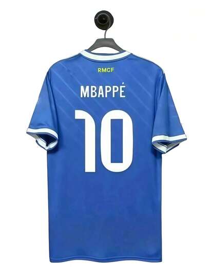25 26 New Away Football #10 Jersey Mbappeblue Jersey