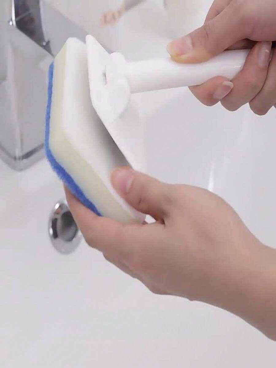 1 set de perie de duș cu mâner lung, perie de cadă cu mâner lung, perie de curățare a dușului, perie de curățare a gresie și podelei, lavetă de frecat pentru baie și lavetă din microfibră, soluție de curățat pereți pentru podele, pereți, tavane, lavete de curățare reutilizabile