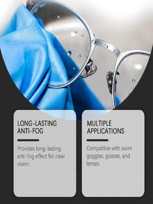 防雾眼镜喷雾，眼镜防雾清洁液，清晰视野镜片护理便携式喷雾 - 彩色 - 查看 7