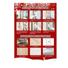 8 Sheets Of Adorable And Fun Pink Christmas Window Stickers - Santa, Snowman And Reindeer - Adorned, Essential For Indoor And Outdoor Holiday Decoration Christmas Decorations Christmas Decoration Christmas Decorations Home Room Decor Home Decor