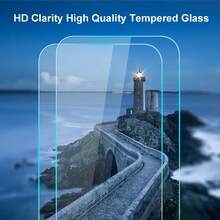 XINHONGYU Bộ 2 miếng dán màn hình cường lực độ cứng 9H tương thích với iPhone 17/15 Pro Max/15 Pro/15 Plus/16 Pro Max/16/16e/16 Pro/16 Plus/14 Pro Max/14/14 Pro/14 Plus/13 Pro Max/13/13 Pro/12/11/XR. Bảo vệ màn hình thiết yếu, thích hợp sử dụng hàng ngày, văn phòng, nhà. Chống nước, chống sốc, chống rơi, chống trầy xước. - Trong sáng - Xem 4