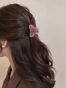 3/6 piezas Clip de leopardo de tamaño mediano aleatorio, clip de unicolor de moda y colorido, de lujo y temperamento, método de placa de clip, accesorio para el cabello tipo pinza para vestir, adecuado para uso diario de mujeres/niñas, hogar, escuela, playa, trabajo, fiesta, vacaciones, cumpleaños, Día de San Valentín, Día de la Madre, boda, festival de música, graduación, clip de pelo elegante, accesorio de invierno para el cabello