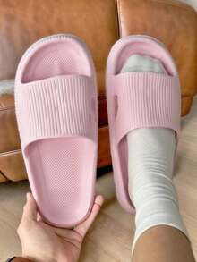 Comfortable Slippers For Women, Summer Outdoor/Indoor House Bathroom Non-Slip Durable Couple Home Slippers, Men Sandals