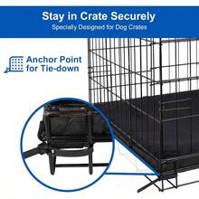 GYJ    Indestructible Dog Beds Enhanced Quilted Chew Proof Dog Crate Pad For Aggressive Chewer Washable Cover Dogs Mat For Crate NonSkid Kennel Pad Durable Pet Bed For Puppy Black 23x18150 - 黑色 - 查看 3