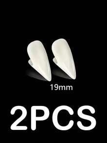 Colmillos de vampiro zombie realistas, que no rascan las encías, reutilizables y espeluznantes, accesorios de disfraz para fiestas de Halloween para mujeres