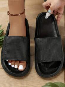 Comfortable Slippers For Women, Summer Outdoor/Indoor House Bathroom Non-Slip Durable Couple Home Slippers, Men Sandals