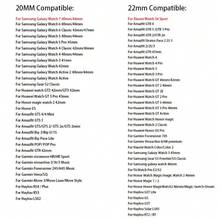 20mm 22mm Christmas Watch Bands Compatible With Samsung Galaxy Watch 7 6 5 4 3 FE / Watch 5 Pro,Holiday Theme Santa Claus Snowman Printed Smartwatch Silicone Adjustable Strap For Amazfit GTS GTR