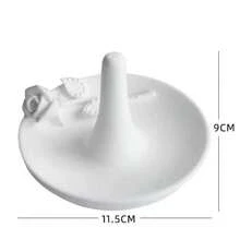 Luxury Display Tray, Jewelry Display Tray, Ring Stand, Elegant Resin Decorative Tray, European Relief Design, Suitable For Dressing Table, Vanity, Wedding Decoration, Photography Props, Women's Gifts, Christmas, Birthday - Multicolor - View 19