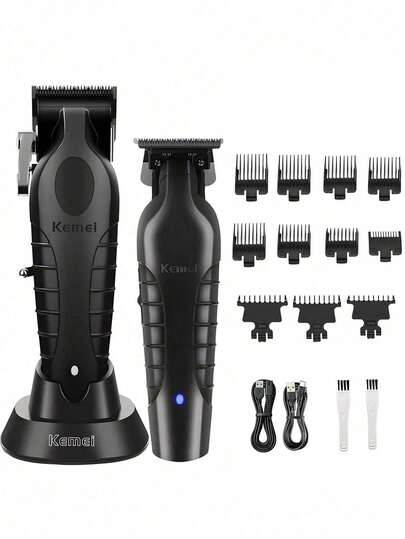 Kemei Kemei KM-2296 KM-2299 Hair Clipper Kit Men's Electric Shaver Hair Trimmer Machine Professional Hair Cutting Machine