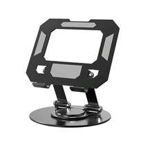 Metal Flat Bracket Folding Desktop IPD Floor Standing Aluminum Alloy Bracket 360 ° Rotating Support Plate Multifunctional Portable Universal