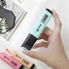 4pcs/6pcs Pastel Purple Highlighter Pens - Bright Vivid Colors, No Bleed, Quick Drying, Chisel Tip For School, Office, Study, Notebooks, Planners, Journals, Stationery, Essential School Supplies, Fashion Design, Smooth Marking, Office Supplies, Colored Markers, Durable Markers, Highlighters, Office Workers