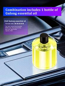 1个50毫升智能车载香氛扩散器 - USB充电，带变色LED灯和星空投影（6种香味），也适用于家居空气清新剂/卧室精油扩散器/酒店香薰扩散器 - 多香型 - 查看 19