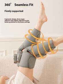 1/2pcs Wireless 3D Leg Massager, USB Rechargeable, With Air Pressure And Heating Functions, Suitable For People With Longer Legs And Arms. This Electric Air Compression Massager Is An Excellent Gift For Family And Friends.