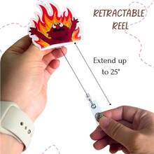 Cheetah Leopard Heart Badge Reel Holder ID Name Retractable Clip Lanyard With Cute Beaded Print  Zoo Keeper Glitter Bling For Nurse Nurses CNA CMA Nursing Healthcare Golden Supplies - 在我焦慮發作之前,讓我們來做這件事吧,青蛙 - 查看 3