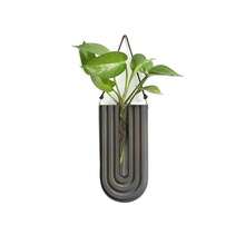 Vază de flori de perete, vază de buzunar din lemn, flori artificiale, plante, vază, stil Boho, decorare acasă, suport pentru plante, sufragerie