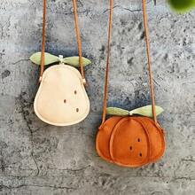 Cartoon Cute Mini Bags Girls Crossbody Bag Handbags Gift Pear Pumpkin Ladybug - Multicolor - View 8