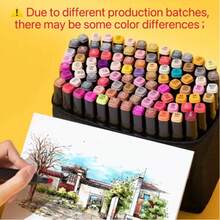 168PCS/24/30/36/48/60/80/100/120/6pcs(Random Color) Marker Pen,Drawing Not Soak Paper, Art Collection, Pen To Graffiti Art Of Diy Pens, Colorful Painting Watercolor Art Mark Pen Sets, Waterproof High-Capacity Color Pen, Exquisite Gift To The Student, The Perfect Gifts Of Gifts, Marker Pen,Back To School,School Supplies