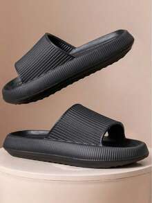 Comfortable Slippers For Women, Summer Outdoor/Indoor House Bathroom Non-Slip Durable Couple Home Slippers, Men Sandals