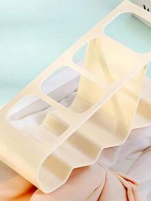 1 pieza - Soporte de 4 secciones para control remoto de TV, Soporte de almacenamiento para control remoto de electrodomésticos para el hogar, Soporte de escritorio para control remoto de aire acondicionado, Caja de almacenamiento para control remoto de TV para escuela, oficina, hogar, viaje, bolsa, organizador