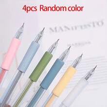 4-Pack Retractable Craft Knife Pens - Press-To-Extend Precision Cutters For Paper, Card Making, And Unboxing - Durable PP Material For All-Season Use - 彩色 - 查看 7