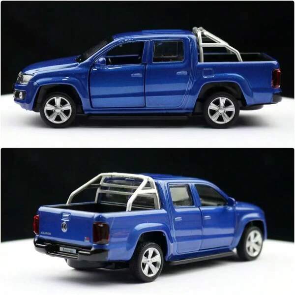 Miniatura Caminhonete VW V o l k s w a g e n Amarok Carrinho Metal Abre Portas Miniatura Coleção