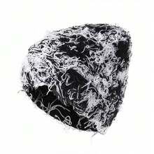 4pcs Distressed Knitted Beanie Fuzzy Winter Hats Thick Warm Beanies Snow Hats Skull For Men Outdoor Ski Knit Cap Winter Warm