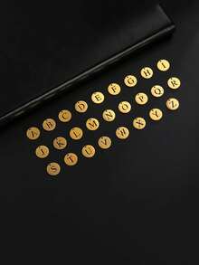 1pc Fashionable Stainless Steel Mysterious Witch Knot, Hollow Star, A-Z Letter & Zodiac Pendant Necklace, Elegant Lucky Gift For Family And Friends