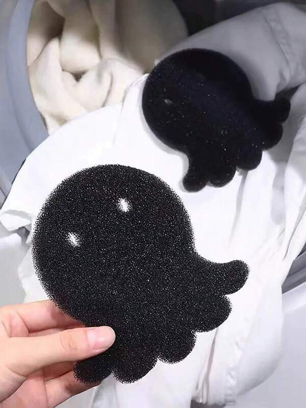 2 piezas/10 piezas Absorbente de cabello para el hogar, adhesivo para cabello de lavadora, material de esponja con forma de pulpo, utilizado para absorber el cabello suelto de mascotas o la pelusa adherida a la ropa, filtro de pelo de gato y perro, adecuado para familias con mascotas y entusiastas de gatos y perros, especialmente para reemplazar el pelo de las mascotas en otoño