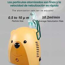 Nebulizador de Compresor para Bebés, Ni?os y Adultos con masscarillas - Camel - Ver 9