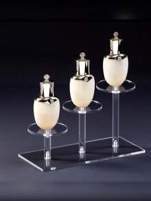 Wielofunkcyjny okrągły stojak ekspozycyjny z akrylu, przezroczysty stojak ekspozycyjny na lalki wykonujące gesty, kosmetyki, perfumy, drobne przedmioty, akrylowa biżuteria, stojak ekspozycyjny na zegarki.